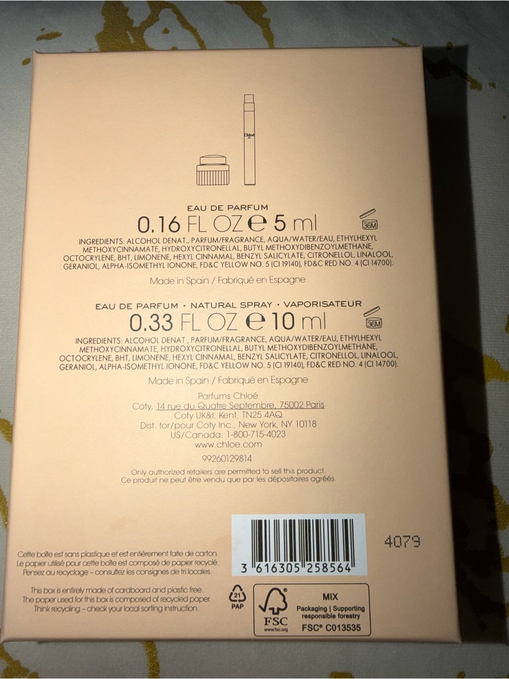 Empty Chloe Gift Set - Picture 2 of 2